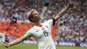 La nord americana Megan Rapione és la principal favorita per aconseguir el Baló d’Or (Francisco Seco/AP).