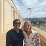 Derartu Tulu i Elena Meyer a Montjuïc