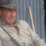 Harrison Ford torna a posar-se al paper d’Indiana Jones. A la foto, durant el rodatge d’Indiana Jones i el regne de la calavera de vidre (John Griffiths /Wikipedia)